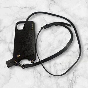 Bandolier EMMA Black iPhone 15 Case with Strap